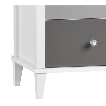 Monarch Hill Poppy Wardrobe With 2 Doors And 2 Drawers In Grey
