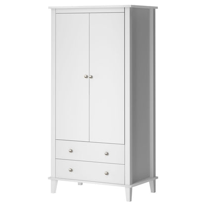 Monarch Hill Poppy Wardrobe With 2 Doors And 2 Drawers In White