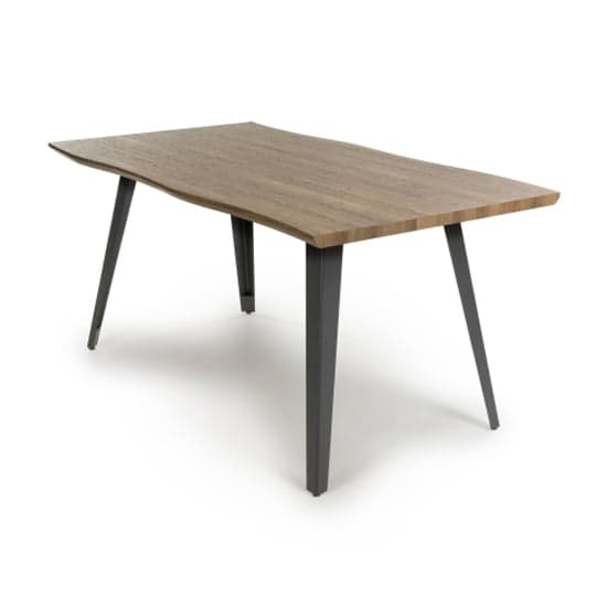 Nassau Medium Curved Wooden Dining Table In Natural