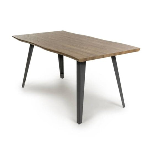 Nassau Medium Curved Wooden Dining Table In Natural