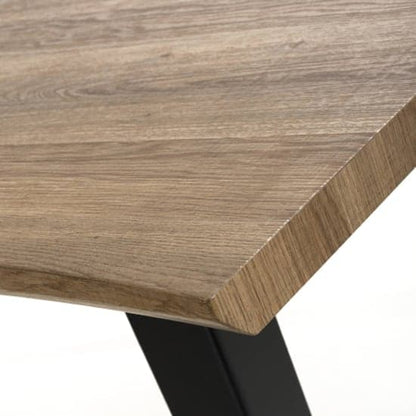 Nassau Medium Curved Wooden Dining Table In Natural