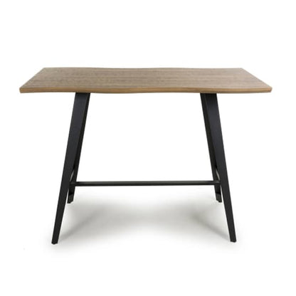 Nassau Curved Wooden Bar Table In Natural