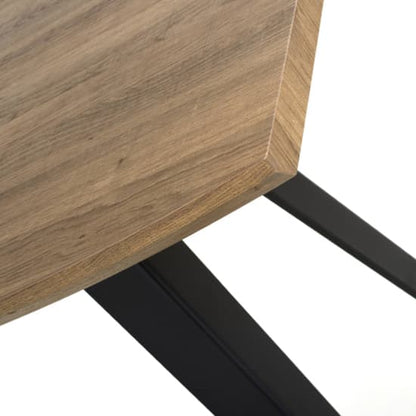 Nassau Curved Wooden Bar Table In Natural