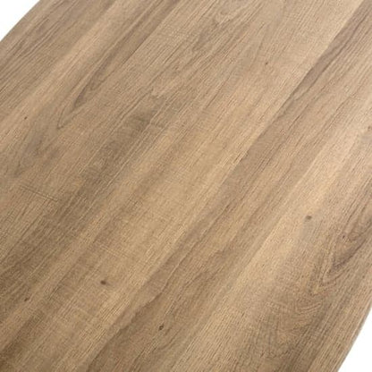 Nassau Curved Wooden End Table In Natural