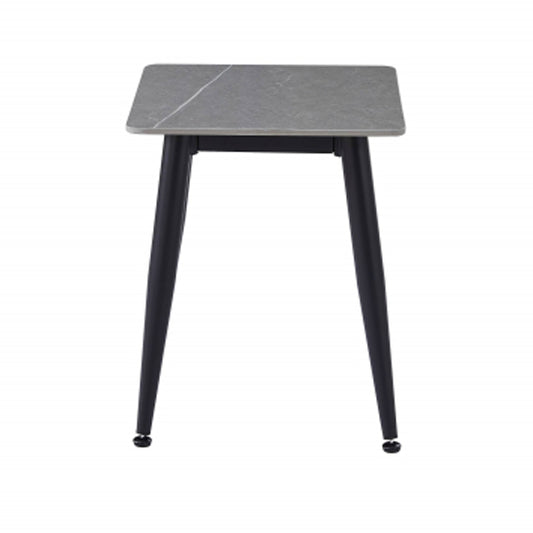 Monaco Ceramic Top End Table In Grey