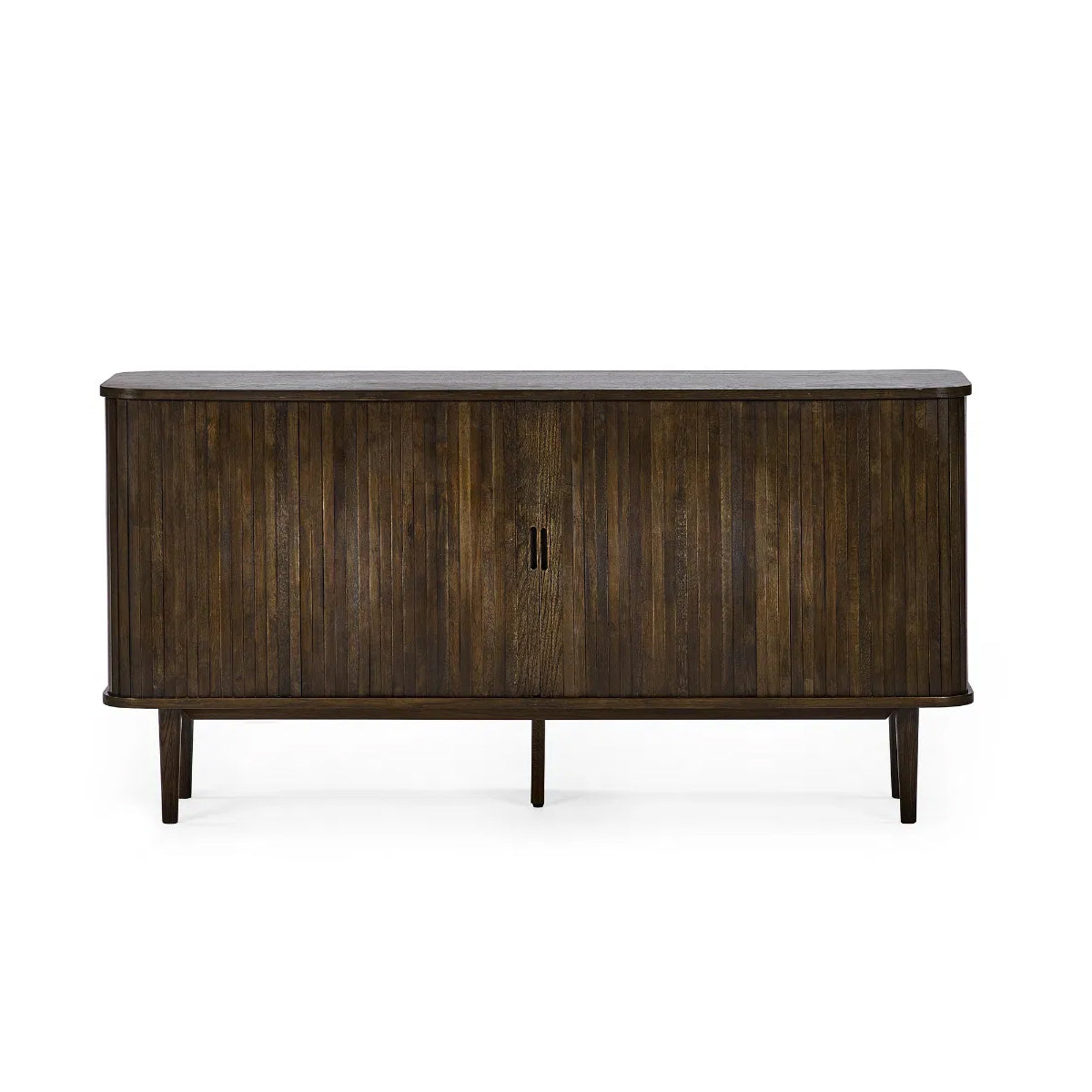 Arya Wooden Sideboard With 2 Sliding Doors In Rich Dark Oak Effect