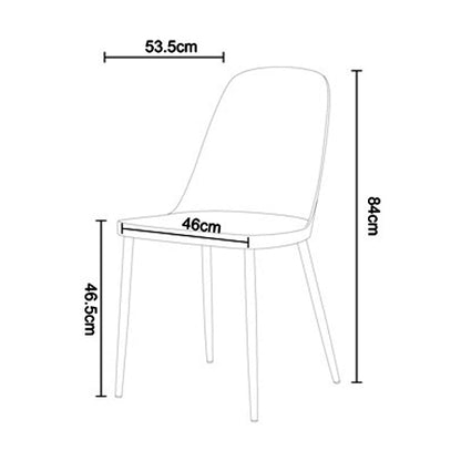 Aspen Duo Blue Plastic Dining Chairs In Pair