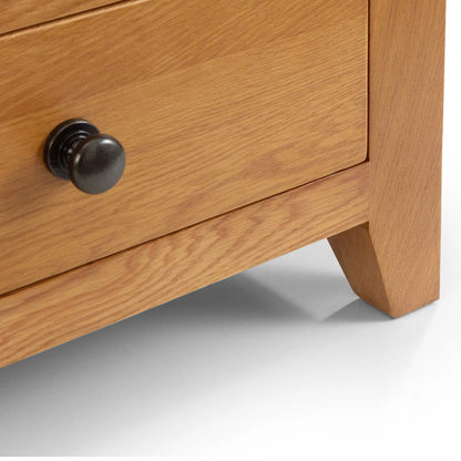 Astoria Wooden Coffee Table With 4 Drawers In Oak