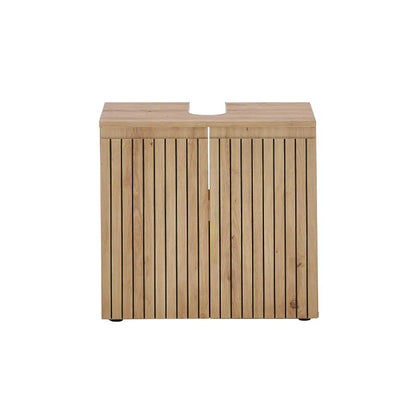 Austin Wooden Under Sink Bathroom Cabinet With 2 Doors In Natural