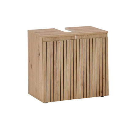Austin Wooden Under Sink Bathroom Cabinet With 2 Doors In Natural