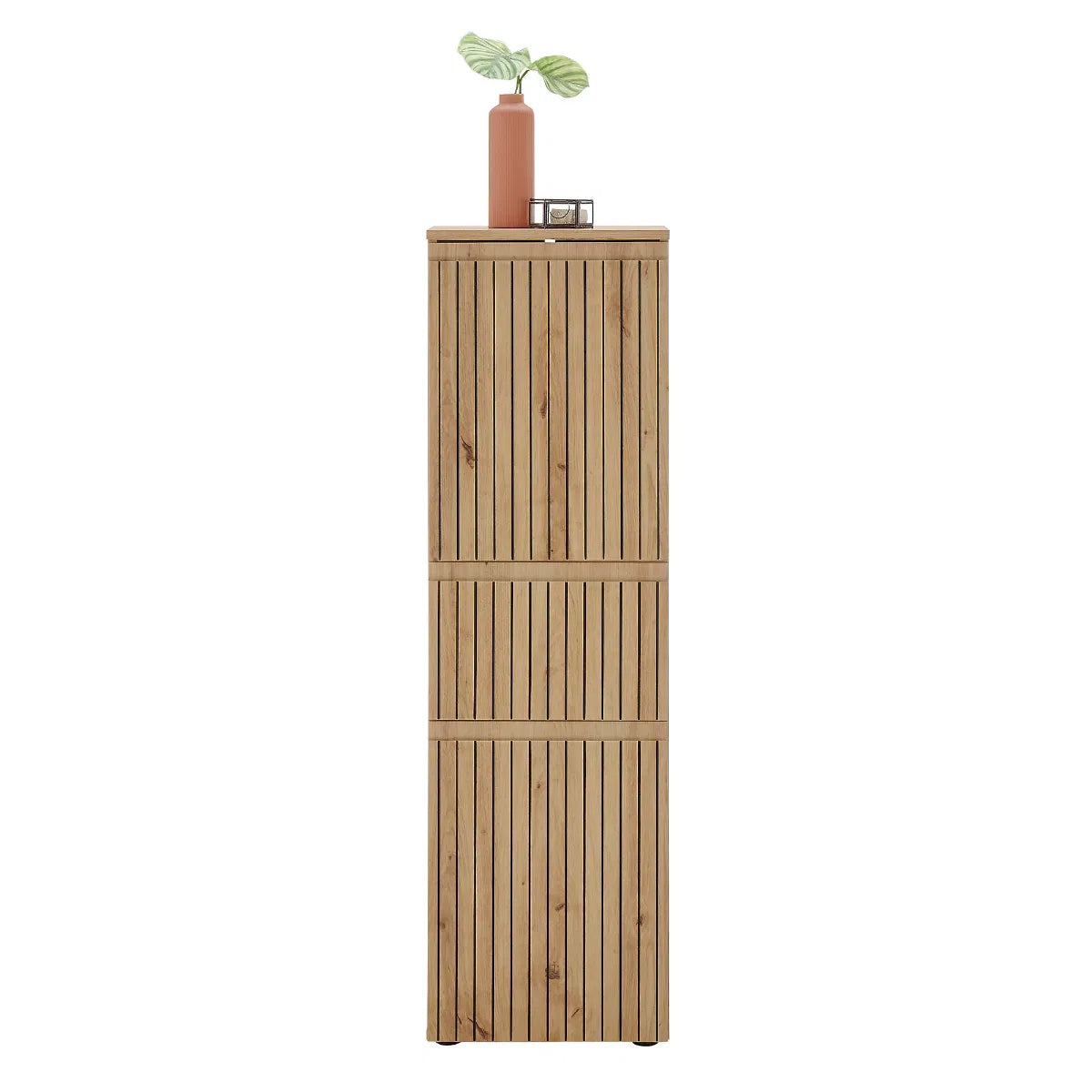 Austin Wooden Bathroom Storage Cabinet With 2 Doors And 1 Drawer In Natural
