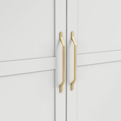 Austen Wooden Wardrobe With 2 Doors In White