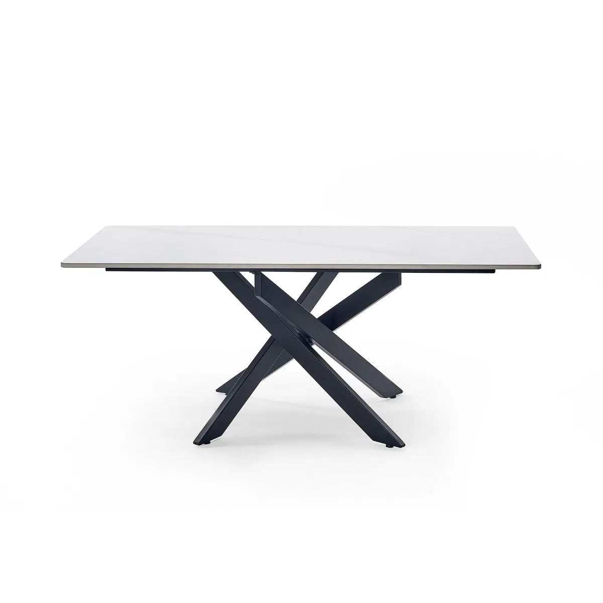 Bradley Wooden Coffee Table In White Marble Effect