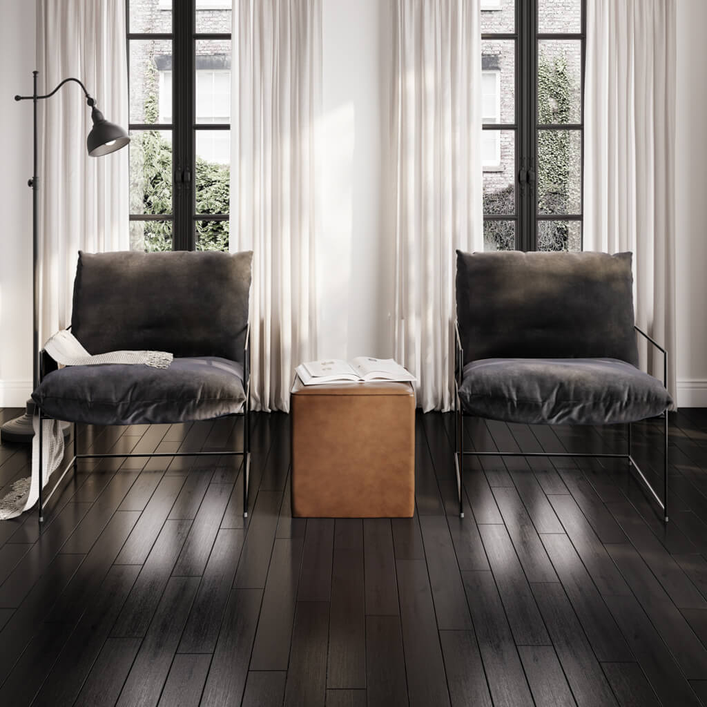 Bronx Faux Leather Side Table Square In Tan