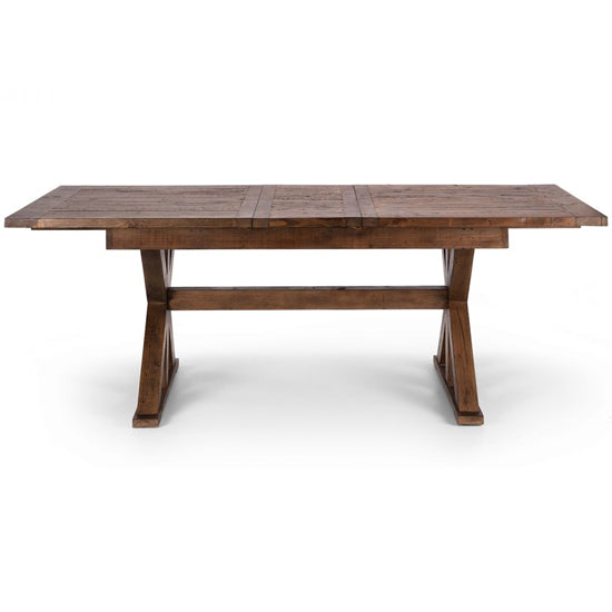Chatsworth Extending Wooden Dining Table In Reclaimed Pine