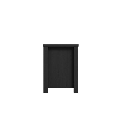 Clover Wooden TV Stand With 2 Doors In Black