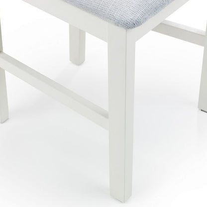 Coxmoor Ivory Wooden Dining Chairs In Pair