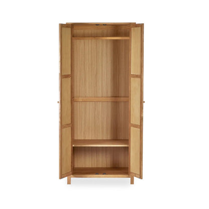 Coxmoor Wooden Wardrobe With 2 Doors In Oak