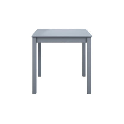 Crawford Wooden Dining Table With 2 Chairs In Anthracite Grey