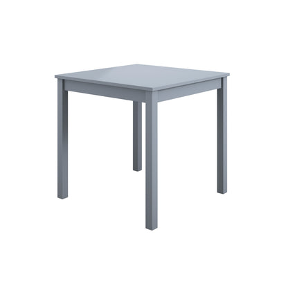 Crawford Wooden Dining Table With 2 Chairs In Anthracite Grey