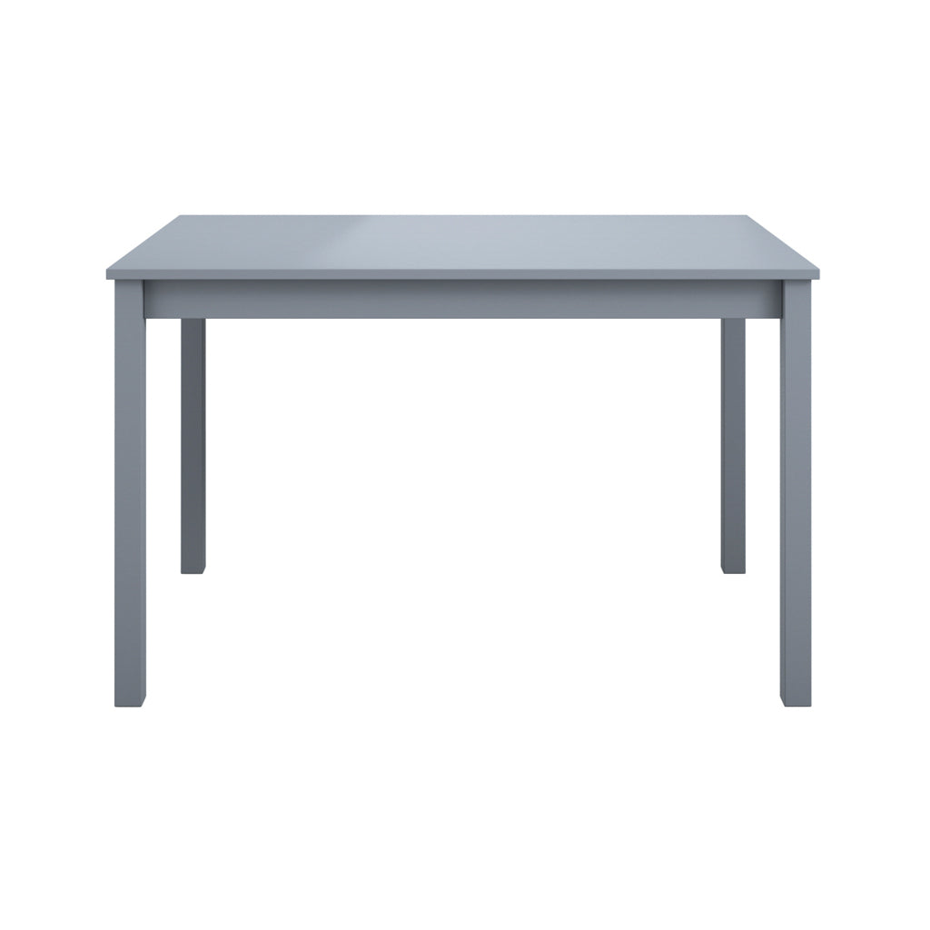 Crawford Wooden Dining Table With 4 Chairs In Anthracite Grey