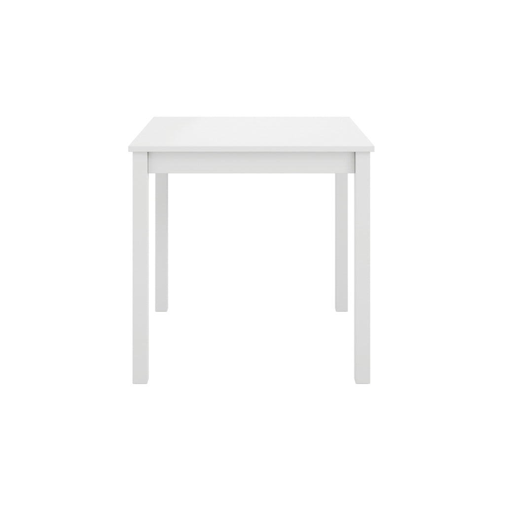 Crawford Wooden Dining Table With 2 Chairs In White