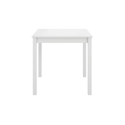 Crawford Wooden Dining Table With 2 Chairs In White