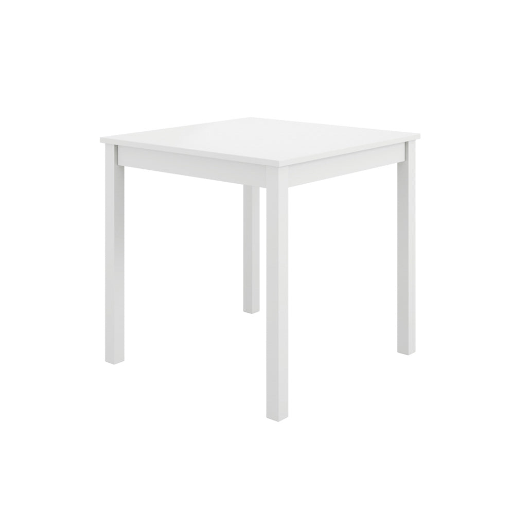 Crawford Wooden Dining Table With 2 Chairs In White