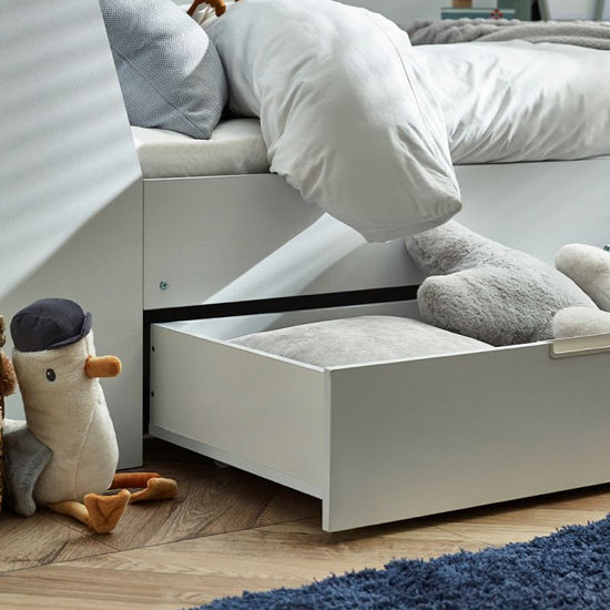 Cyclone Wooden Daybed With Drawers In White