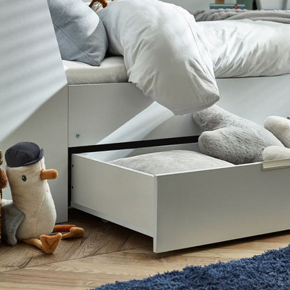 Cyclone Wooden Daybed With Drawers In White