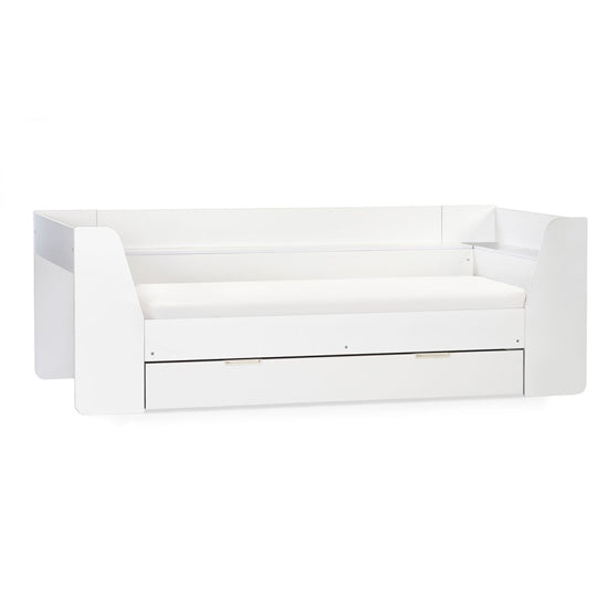 Cyclone Wooden Daybed With Drawers In White