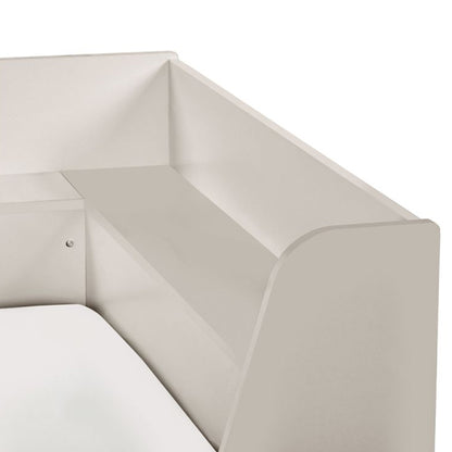 Cyclone Wooden Daybed With Drawers In Taupe