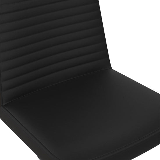 Corey Swivel Faux Leather Home And Office Chair In Black