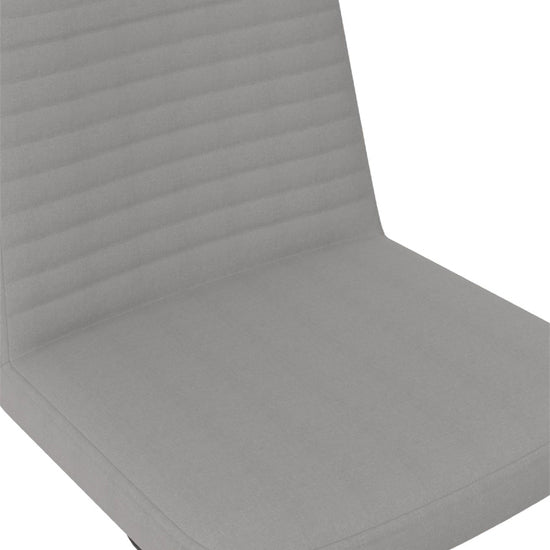 Corey Swivel Linen Fabric Home And Office Chair In Grey