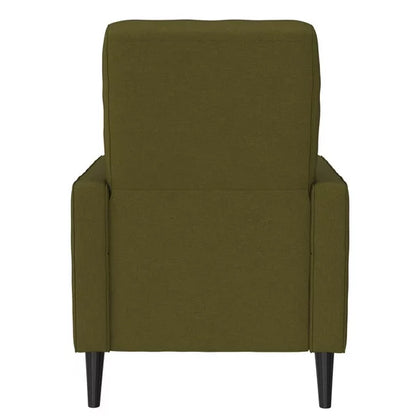 Wimberly Linen Fabric Recliner Chair In Olive Green
