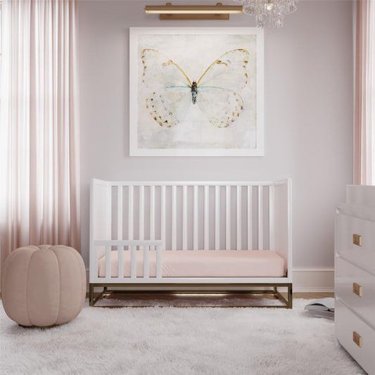 Haven Wooden 3 In 1 Single Cot Bed In White