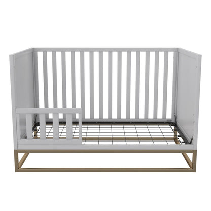 Haven Wooden 3 In 1 Single Cot Bed In Grey