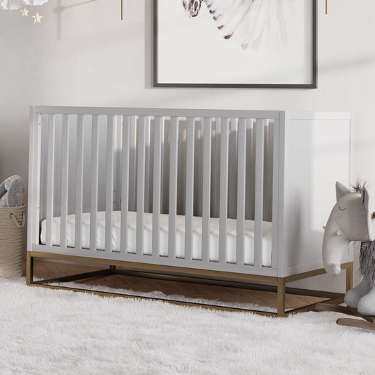 Haven Wooden 3 In 1 Single Cot Bed In Grey