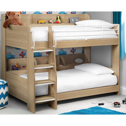 Domino Wooden Bunk Bed In Sonoma Oak