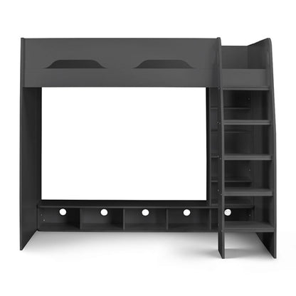 Galaxy Wooden Gaming Bunk Bed In Anthracite