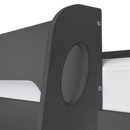 Galaxy Wooden Gaming Bunk Bed In Anthracite