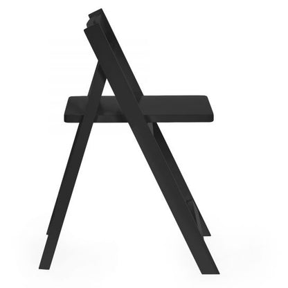 Gatan Small Gateleg Dining Table With 2 Chairs In Black