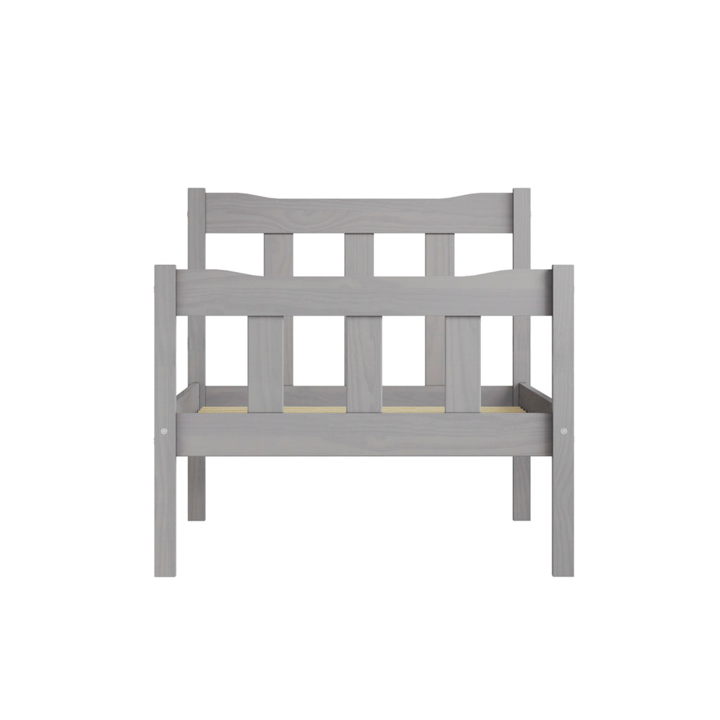 Havana Wooden Single Bed In Grey