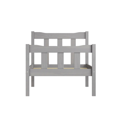 Havana Wooden Single Bed In Grey