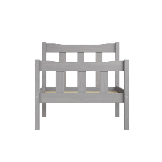 Havana Wooden Single Bed In Grey
