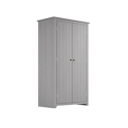 Havana Wooden Wardrobe With 2 Doors In Grey