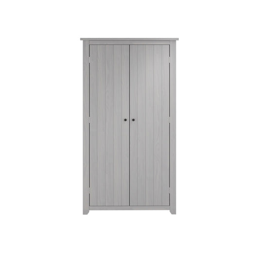 Havana Wooden Wardrobe With 2 Doors In Grey