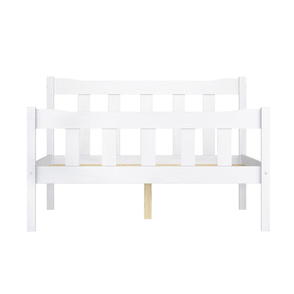 Havana Wooden Double Bed In White