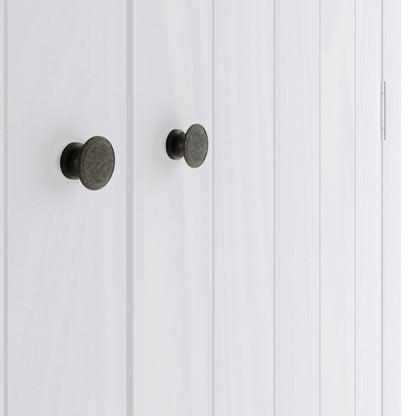 Havana Wooden Wardrobe With 2 Doors In White