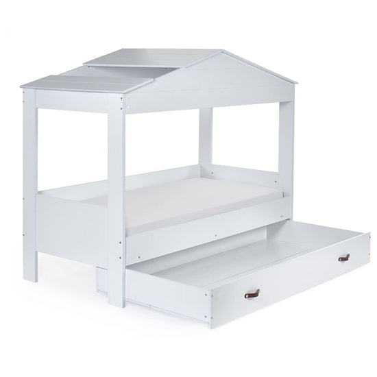 Hazel Wooden Low Sleeper Bunk Bed In White